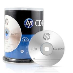 HP CD-R 52배속 700MB 케익 100매