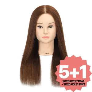 비너스가발 90%인모 20인치 혼합모 커트연습 드라이 아이롱전용 통가발