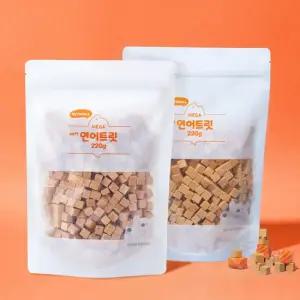 동결건조 메가 소프트 연어 트릿 대용량 440g 고양이 강아지 간식+위생스푼