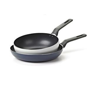 글라스락 IH 세프토프 델리스 프라이팬 세트(프라이팬28cm + 궁중팬24cm), 블루