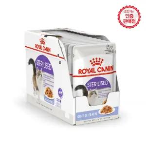 로얄캐닌 고양이사료 스테럴라이즈 [젤리] 파우치 85g 12개 (1BOX)