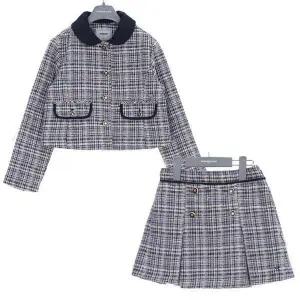 [대구백화점] [레노마키즈] 초등 여아 트위드 상하복 세트(R2411J006/S606)