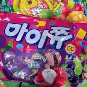 마이쮸 대용량 혼합 800g 약190개입 핑크리치맛+포도맛 마이쭈