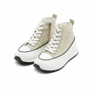 [하프클럽/세자매]안쪽지퍼  7cm 키높이 여성 하이탑스니커즈 통굽 하이탑캔버스화  / 3