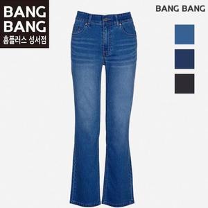 뱅뱅 HC04 여성봄여름 인밴드일자핏 스판청바지   허리밴딩 얇고 편한  기본 일자 데