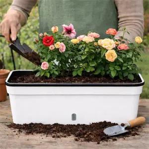초록가든 자동급수 화분 가정 베란다 텃밭 학교 화단 물주기 편한 플랜터 실내외 원예 화분