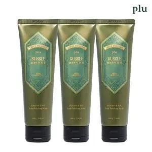 [플루][기획상품] 버블 바디 스크럽 허브그린티 200g x 3