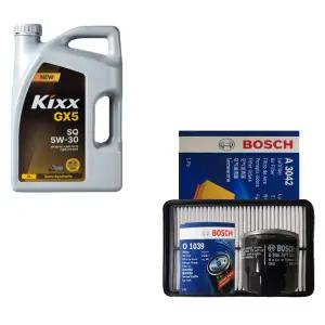 QM6 2.0 가솔린 킥스 GX5 5W30 4L 엔진오일 오일필터 에어필터 세트