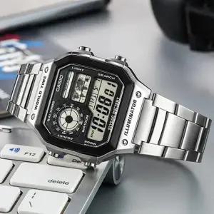 [CASIO] 카시오 AE-1200WHD-1A 남성 메탈 디지털시계
