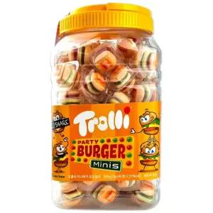 코스트코 트롤리 미니 버거 모양 젤리 900g 10g x 90개) 햄버거