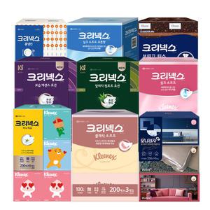 크리넥스 각티슈/모나리자 미용티슈 18~24팩 한박스
