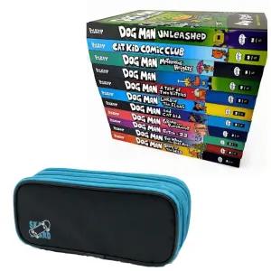 도그맨 전집 18권 멀티파우치 하드커버 Dog Man 영어원서 음원제공 도서 영어책 스콜