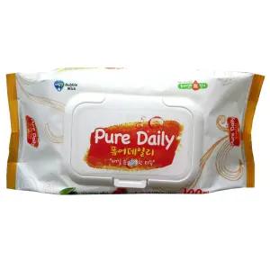 버블윅 퓨어데일리 아기물티슈 100매 1개