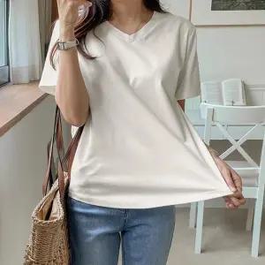 [시크릿라벨] [쿨링/기본템] 아이스 냉감 반팔티 (브이넥ver)