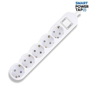 스마트파워탭 LED 일반 과부하차단 5구 멀티탭 / 메인 절전 스위치 전기 연장선 멀티 콘센트 40cm / 1.5m / 2.5m / 4.5m
