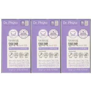 닥터파이토 덴티백 구강유산균 1g x 30정 3개 / 써클
