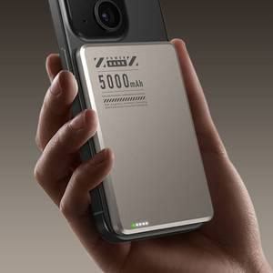 초슬림 알루미늄 미니 소형 핸드폰 맥세이프 보조배터리 5000mAh