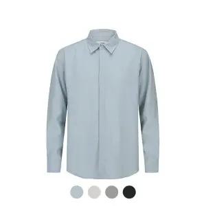 [앤드지] 릴렉스핏 아이스 히든버튼 긴팔 셔츠_BZD2WC1103