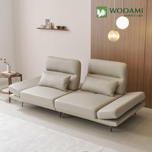 알레 3.5인용 스윙 실리콘 가죽 소파