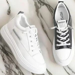 [하프클럽/다잇템]여자 키높이운동화 고무줄끈 두꺼운굽 스니커즈