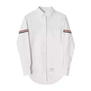 톰브라운 셔츠 FLL019E 00098 680 스트라이프 그로그랭 암밴드 옥스포드 여성셔츠 당일발송