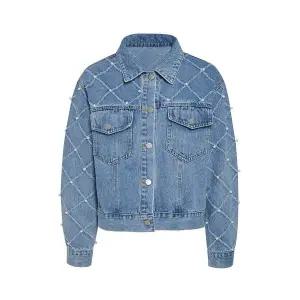 [JJ지고트](신세계 사우스시티)진주 디테일 데님 자켓 GR4N8JK401