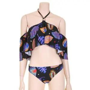 [하프클럽/다잇템]여자 슬리브 에스닉 비키니 2피스 수영복