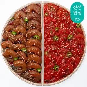 간장깐새우장 300g 2통+양념깐새우장 300g 1통