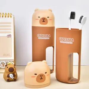 카피바라 칫솔 케이스 휴대용 다용도 칫솔통 신학기 준비물 단체 선물