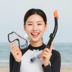 1안식 스노쿨링세트 스노클 스노쿨 스노클링 마스크 물안경 프리다이빙 스노클장비 호핑투어 스윔고글