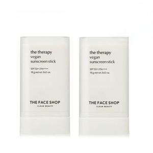 1+1 더페이스샵 더테라피 비건 선스틱 18g