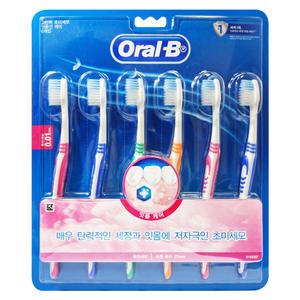 오랄비 고탄력 초미세모 클래식 잇몸선 케어 칫솔 6개입
