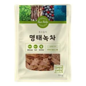 후코홀릭 명태녹차 100g 맛있는 후코이단 강아지 간식