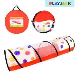 PV 반투명 플레이 터널 RED 180cm/유아/놀이/아동/키즈/놀이용/체육/교구/용품/운동/텐트/실내/야외/어린이