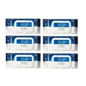 코디 아쿠아 프레시 물티슈 캡형 72매x6개