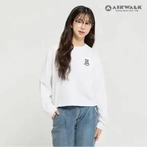 [보리보리/에어워크 주니어]여아 주니어 곰돌이 베이직 긴팔 티셔츠