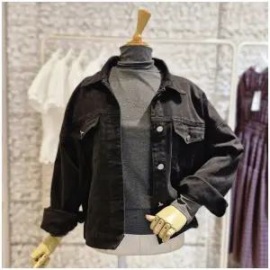 [대구백화점] [무자크]뒤스팽글블랙데님자켓(MP7WJK17)