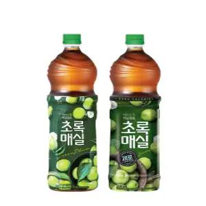 [6+6] 초록매실 1.5L 6입 + 초록매실제로 1.5L 6입