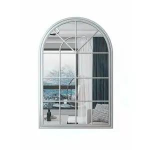 프리미엄 아치형 창문형 벽 거울 레스토랑 인테리어 카페 청동 프레임 70x110cm