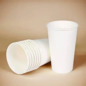 [대성산업]16온스 흰색 무지 커피컵 종이컵(480ml) 500개