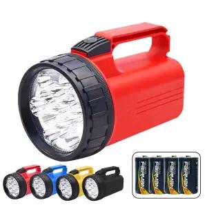 건전지포함 고성능 고휘도 led 13구 후레쉬 손전등