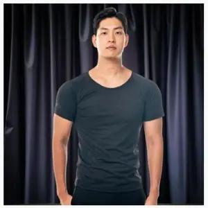 남자 어깨 뽕 티 어좁이 숄더 패드 보정속옷 런닝 티셔츠