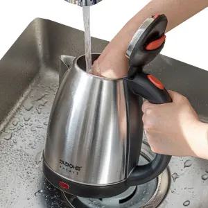 키친아트RF15 스텐 전기주전자 무선포트 1.5L/전기/티포트/커피/포트/무선/주전자/드립/휴대용/스텐레스