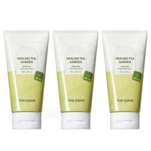 더샘 힐링 티 가든 그린티 클렌징 폼 150ml 3개
