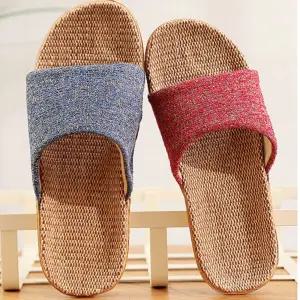 통기성 좋은 시원한 보카시심플 왕골슬리퍼 실내화