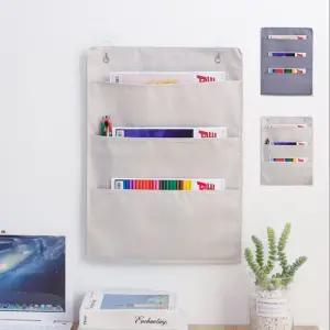 벽걸이 3단 수납 월포켓 - 주머니 정리함 악세사리 다용도/수납함/포켓/홀더/걸이/소품/보관함/가정/용