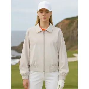 [아웃도어스/맥케이슨]여성 리버시블 MA-1 양면 점퍼 에크루 MDW3JP603ECR