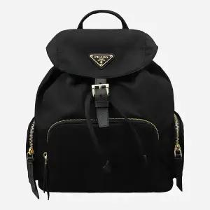프라다 6S 1BZ081 RV44 F0632 스몰 리나일론 백팩 블랙