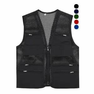 [하프클럽/노블진]Q NB왕망사조끼 작업조끼 망사 여름 경량 메쉬 행사 단체