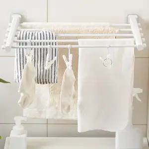 부착식 건조대 접이식 선반 빨래/빨레/걸이/실내/지지대/간이/간편/가정용/원룸/자취/발코니/의류/미용실